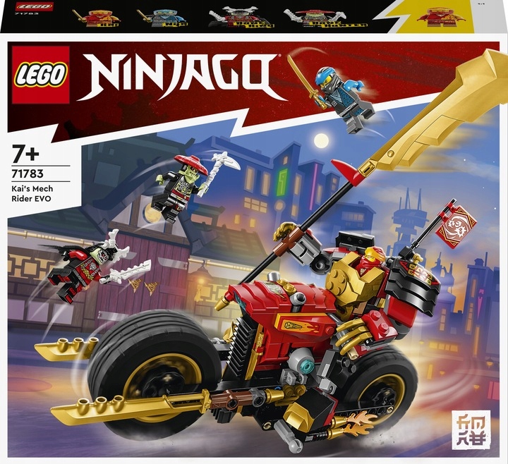 

Lego Ninjago Jeździec-Mech Kaia Evo 71783+PREZENT
