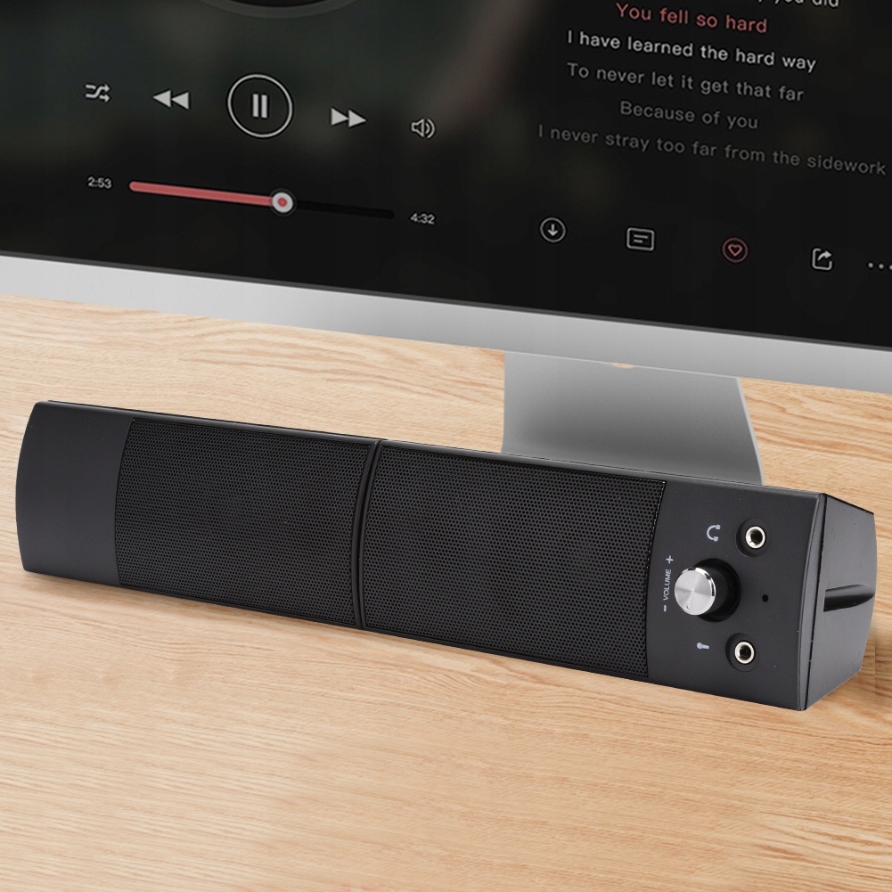 sada v-117 wired computer audio 3w home desktop small speaker notebook subw Materiał metal