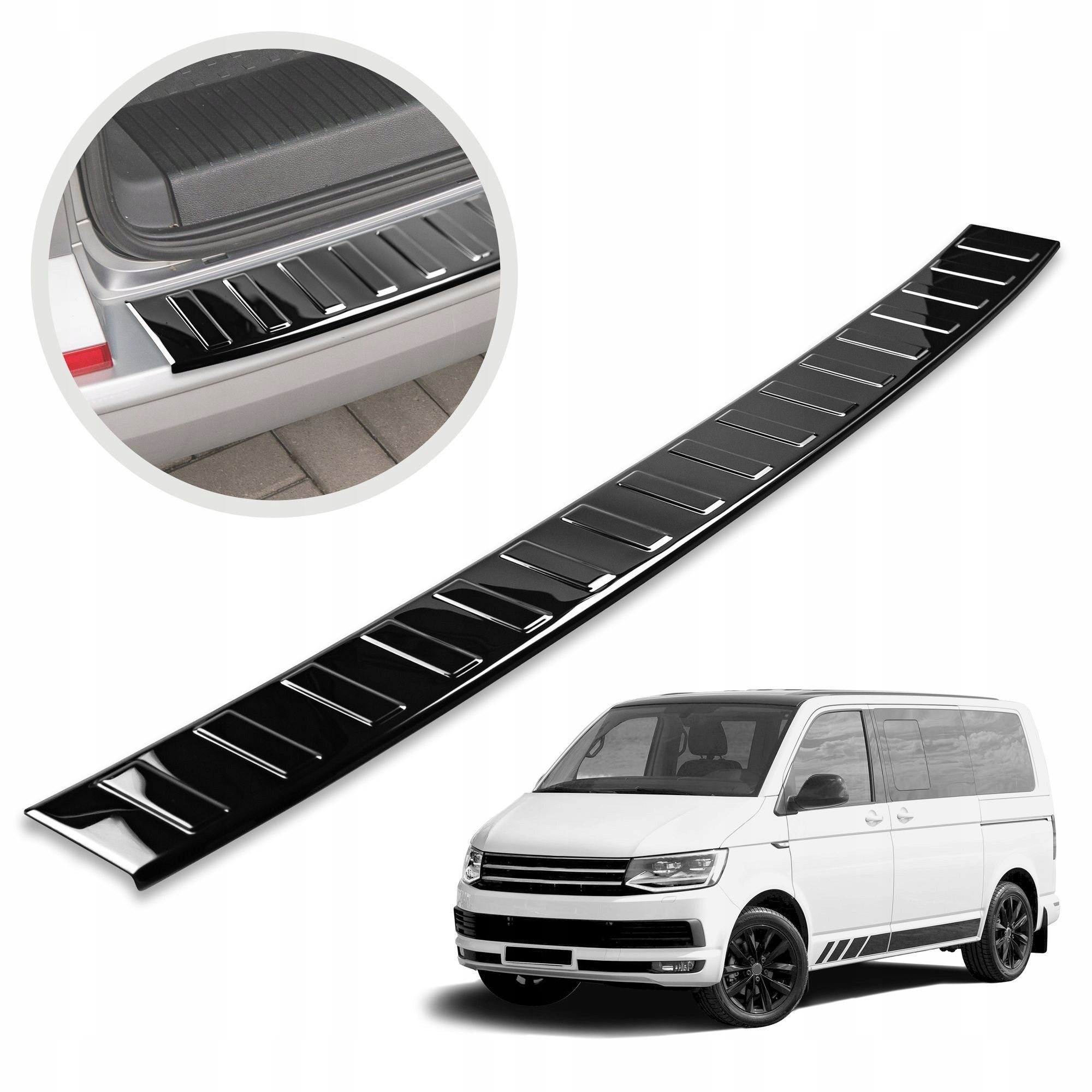 Ochranná lišta na zadný nárazník pre Vw Multivan T6 2015-2019