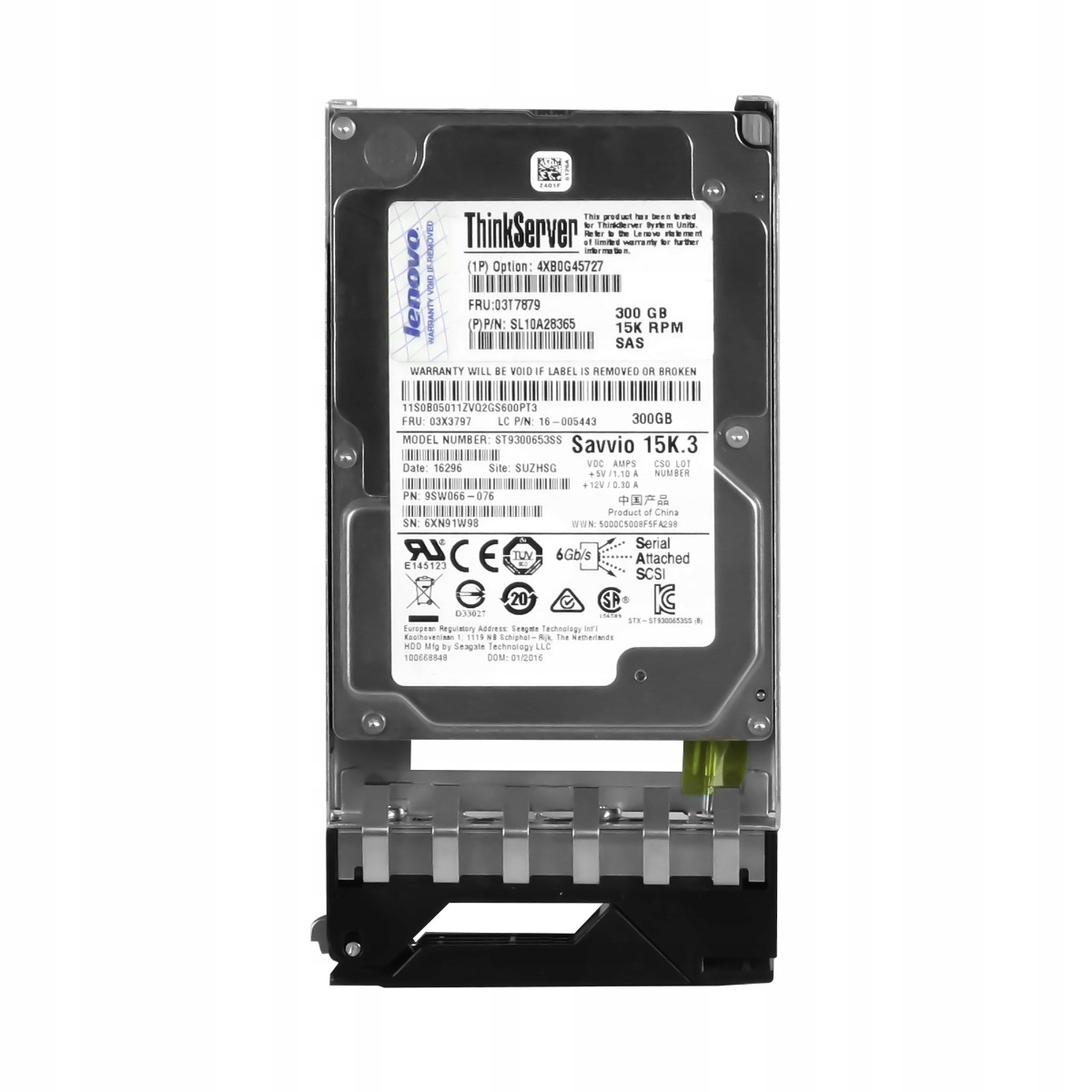 Lenovo 03T7879 SL10A28365 300GB SAS-2 15K 64MB 2.5'' ST9300653SS