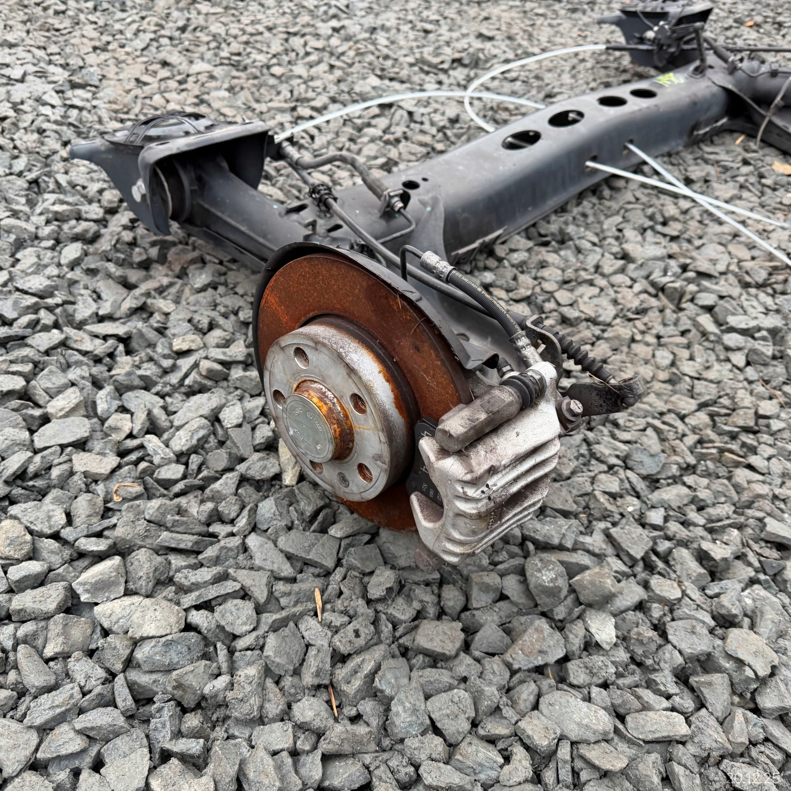 suspension beam axis rear complete VW VOLKSWAGEN T-CROSS 2GM discs