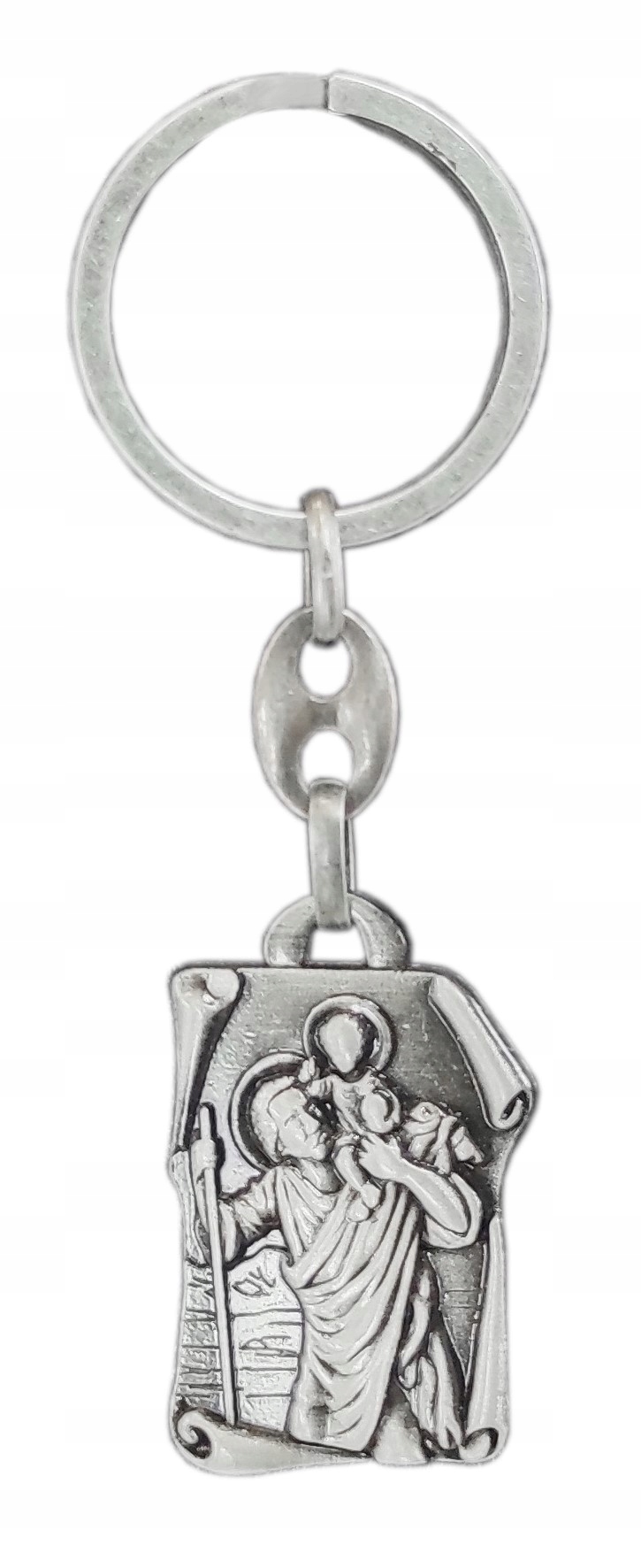 

Brelok Do Kluczy Stalowy Św. Krzysztof Maryja