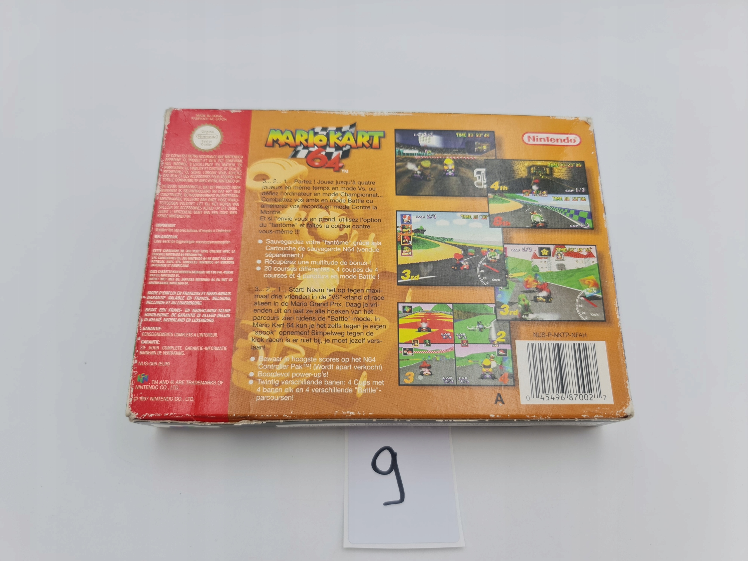 NINTENDO 64 MARIO KART 64 KARTON BOX PAL VERSION Producent Nintendo