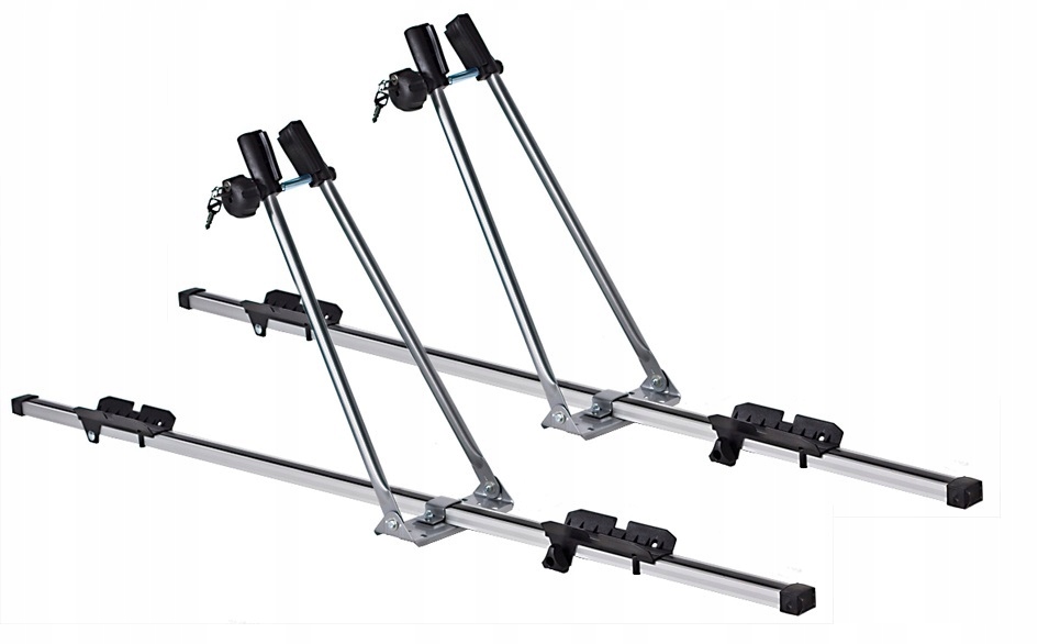 2x BAGAZNIK DACHOWY NA ROWER UCHWYT ROWEROWY ALU