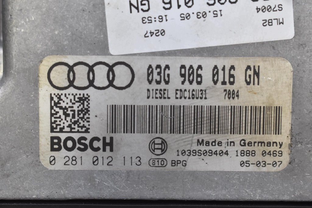 centralina modulo motore 03G906016GN AUDI A4 B7 2.0 TDI 140 KM 04-08