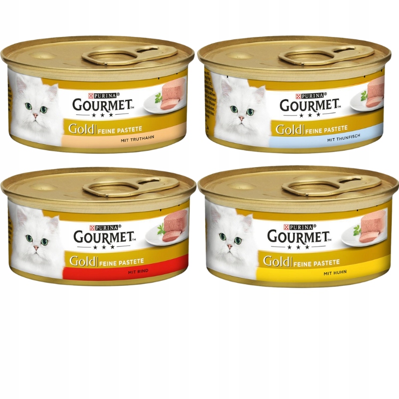 Levně Purina Gourmet Gold 96x85g mokré krmivo pro kočky Mousse Mix Chutí