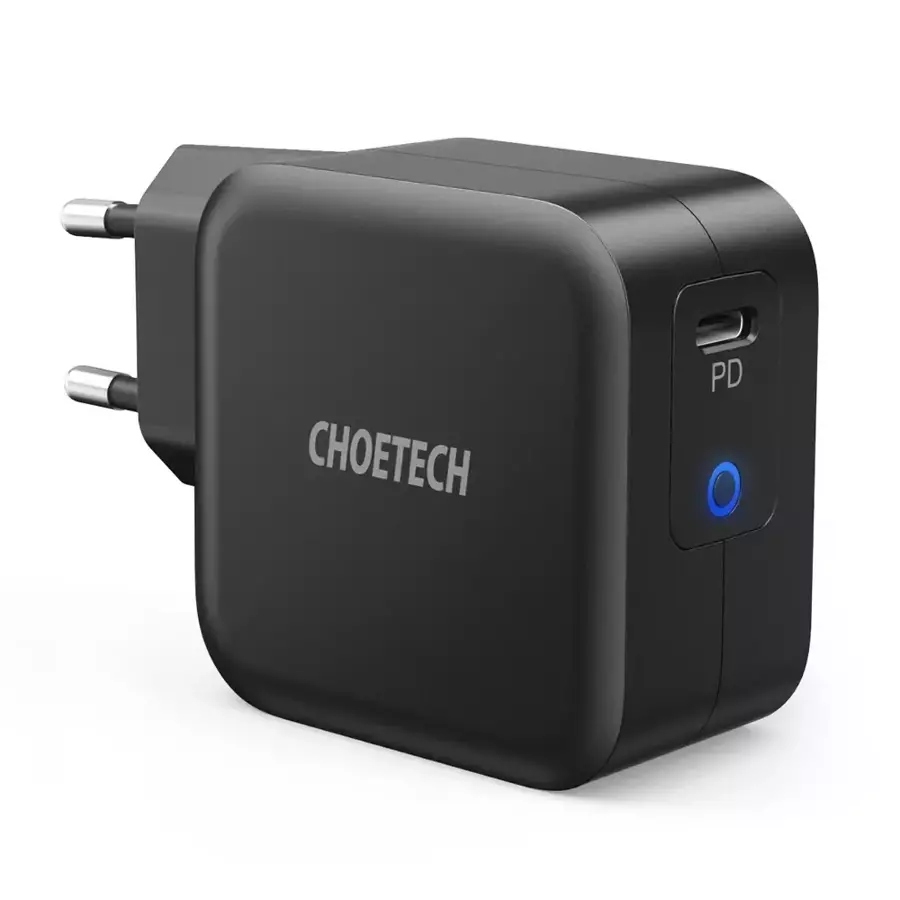 Choetech ładowarka sieciowa GaN Typ C 61W 3A PD