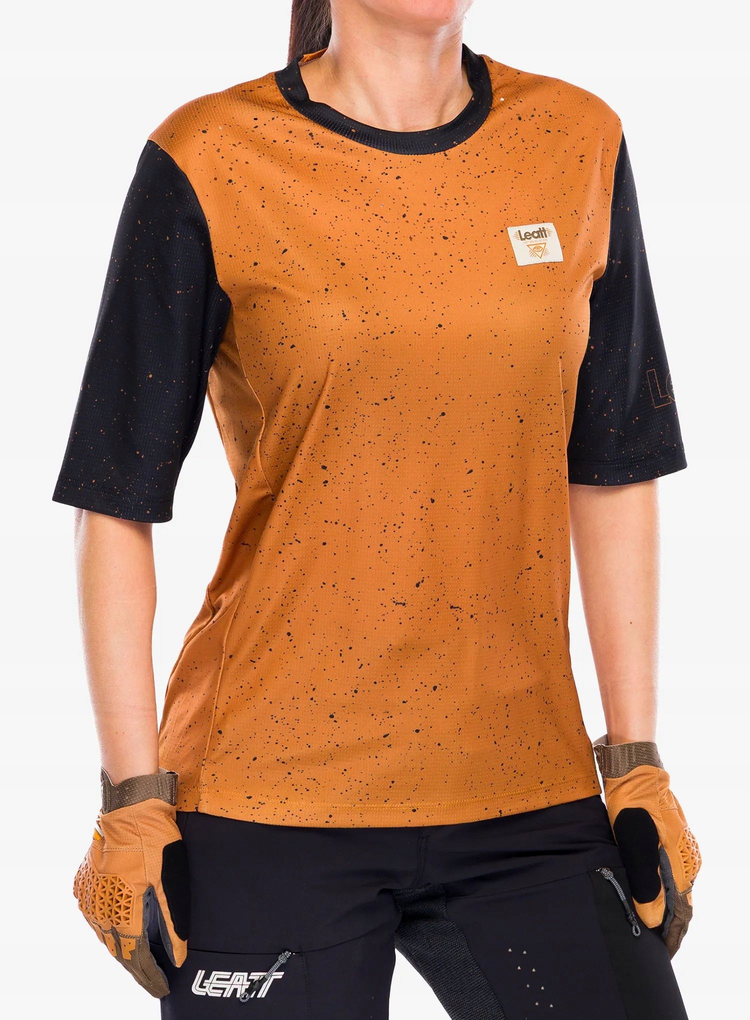 Dámský cyklistický dres Leatt Jersey Mtb Enduro 3.0 rust/rust L