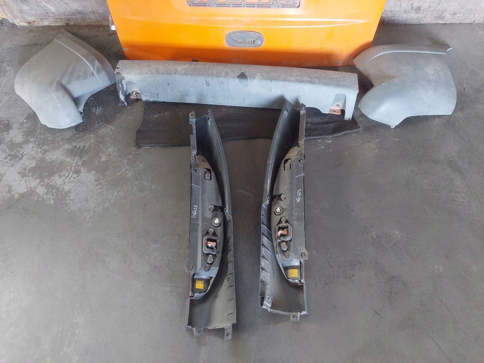 complete rear part FIAT DOBLO and 570