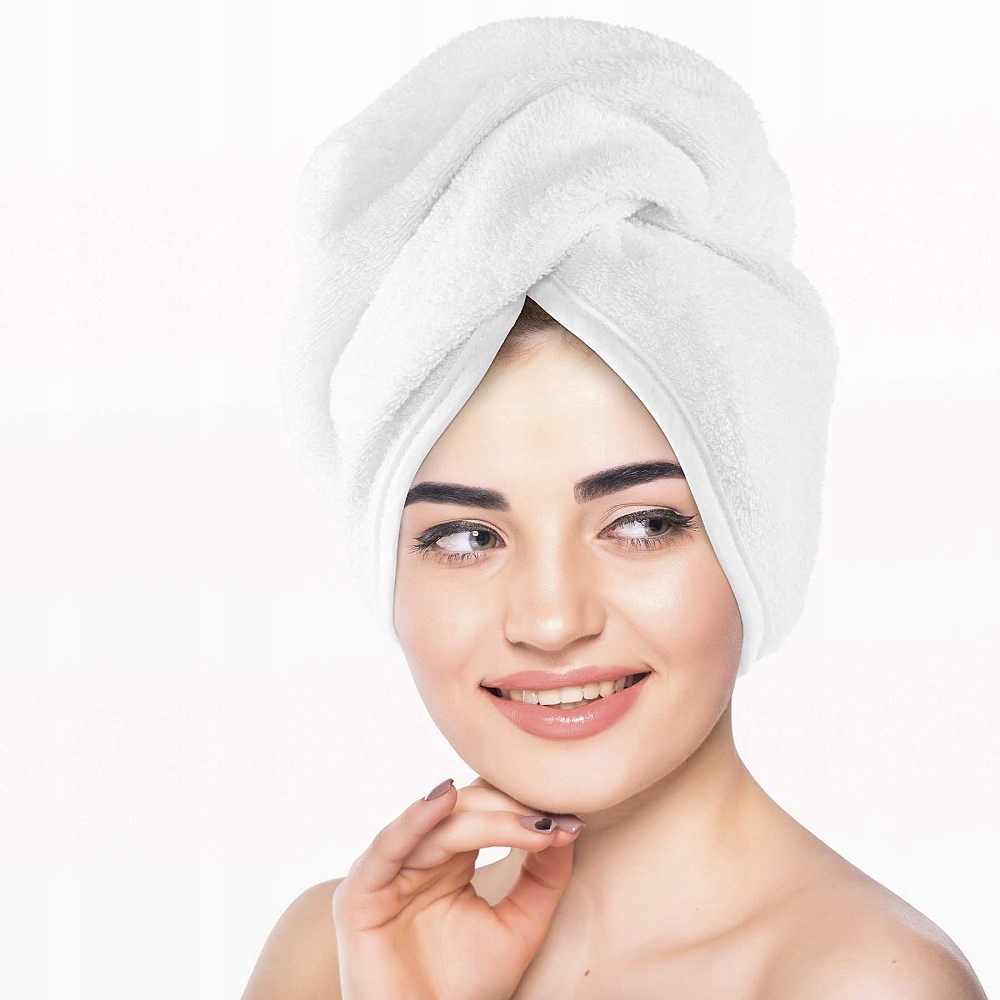 

Turban kąpielowy 65x23 biały frotte ręcznik