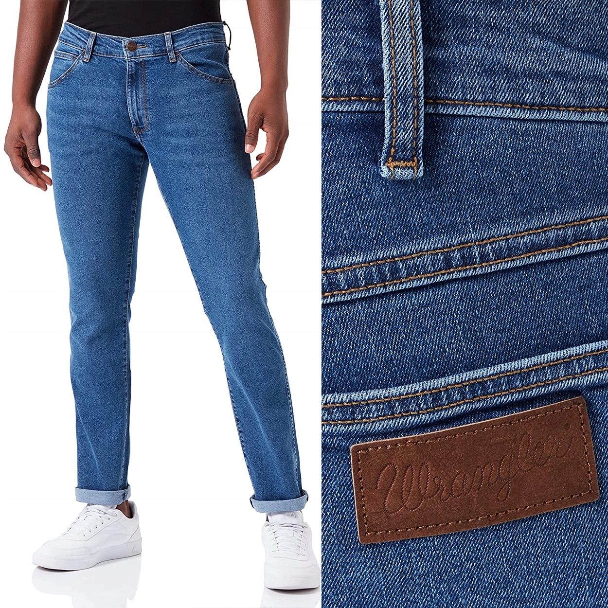Wrangler Bryson skinny Half a Minute DžINS džínové kalhoty W28 L34