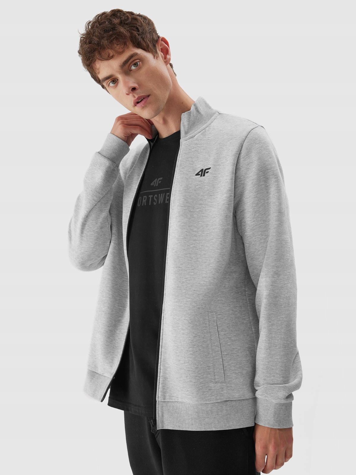 4F BLUZA MĘSKA DRESOWA SPORTOWA ROZPINANA EAN (GTIN) 5904698534869