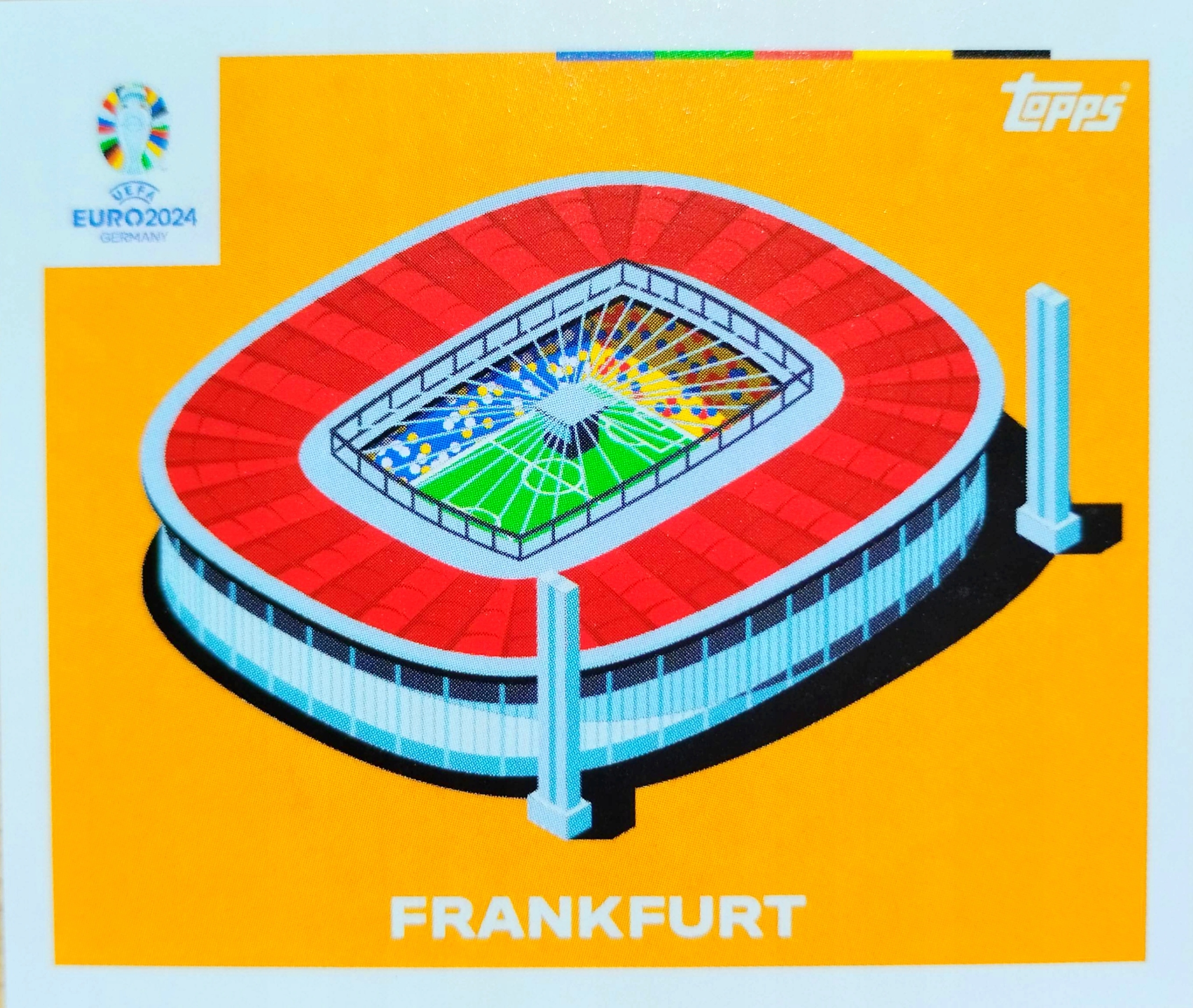 Euro 2024 Topps Match Attax naklejka Stadion Euro 5 Frankfurt