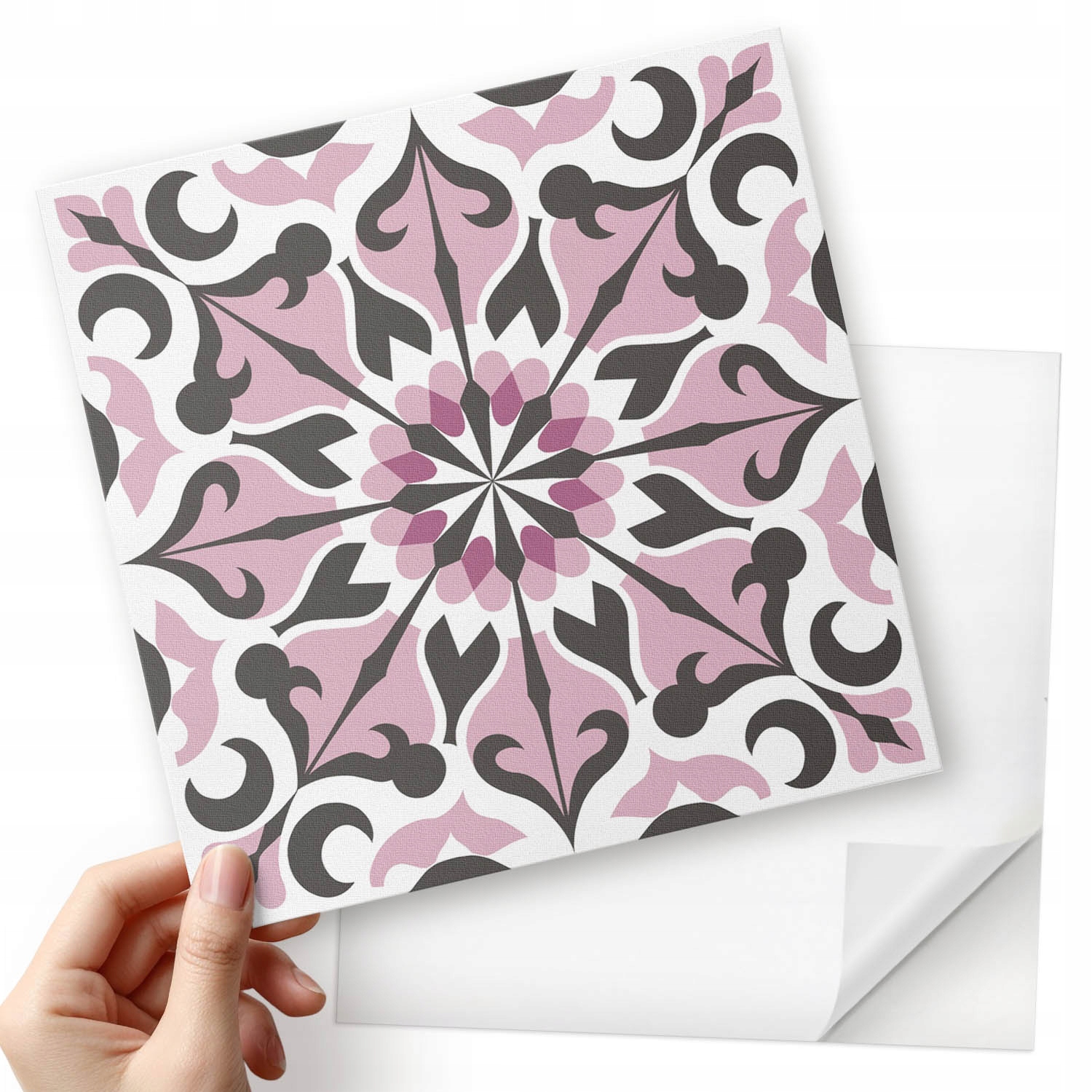 Pvc nástěnné dlaždice Symetrické rostlinné motivy v harmonii 20x20x20 cm