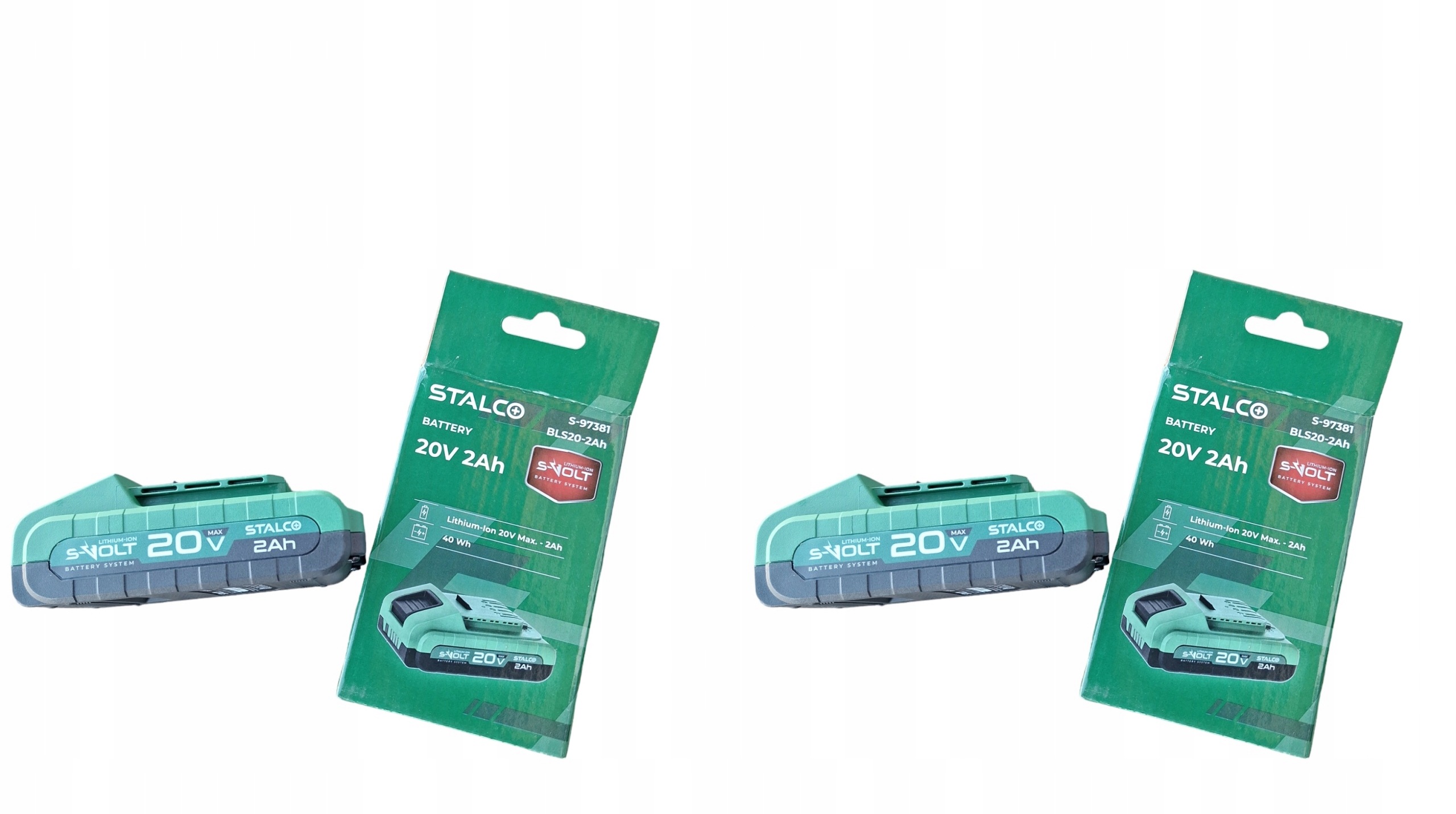 Stalco Akumulátor Baterie 20 V 2 Ah S-volt