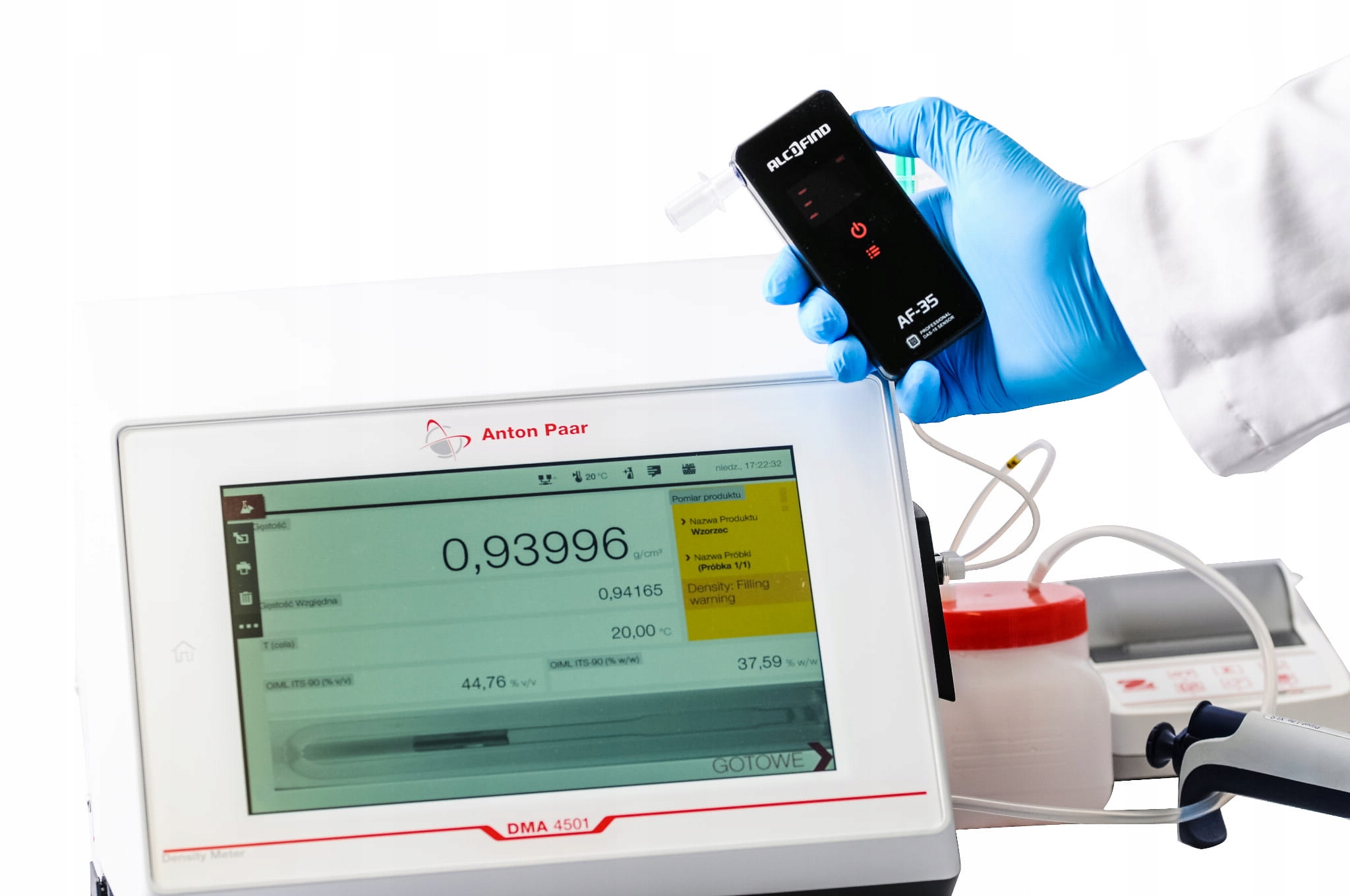 Alkomat Alcofind AF-35 - Certyfikat Model AF-35