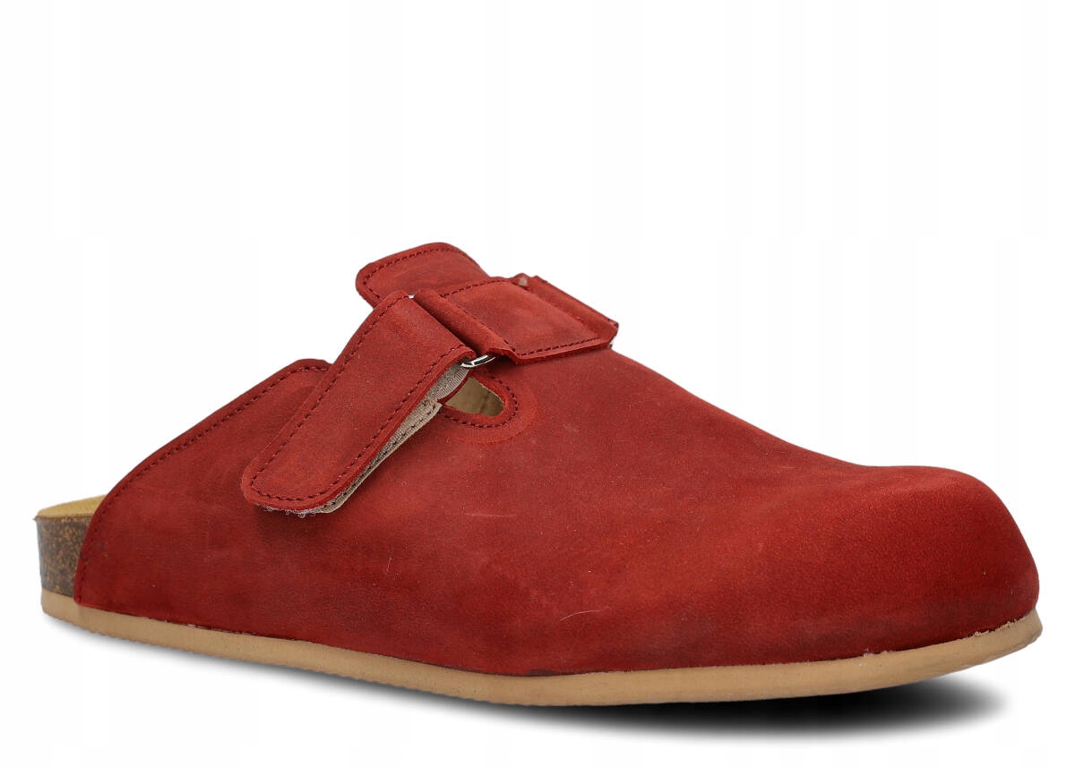 Nazouváky Profilované Nagaba 018 Červené Unisex Pohodlné, Kožené