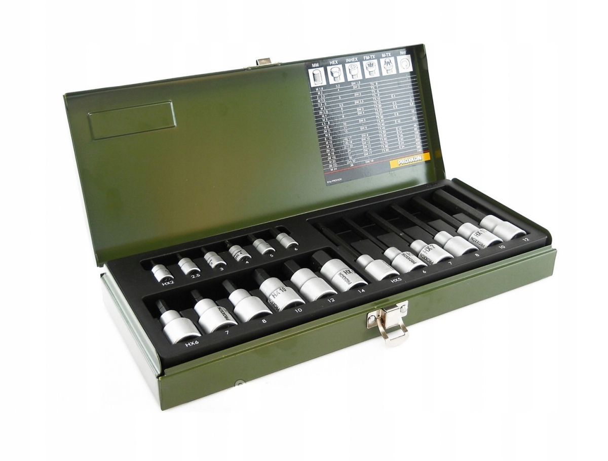 

Zestaw kluczy imbusowych Proxxon 18cz. 23100