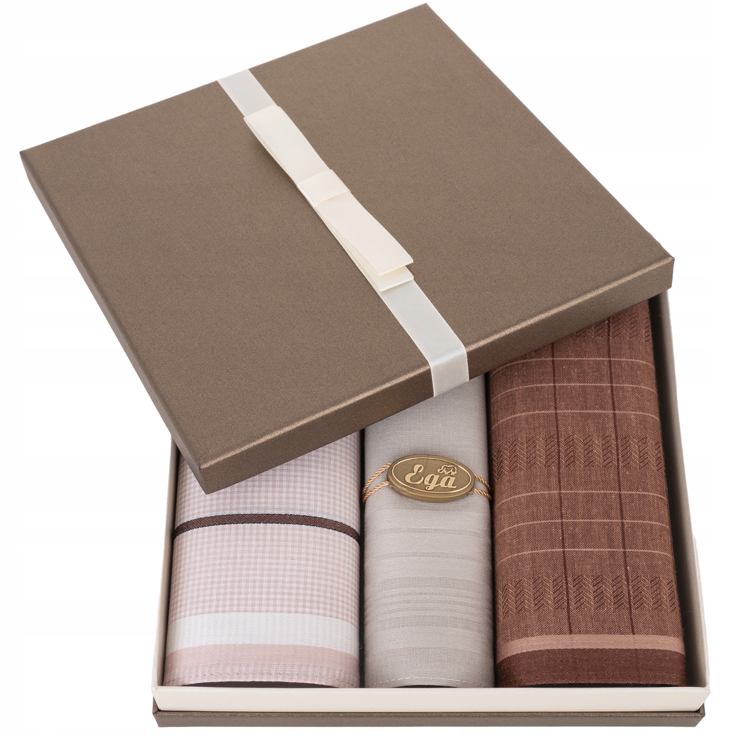 3x ELEGANCKIE CHUSTECZKI DO NOSA KLASYCZNE BAWEŁNA POSZETKI ZESTAW PUDEŁKO Kolor dodatkowy inny kolor