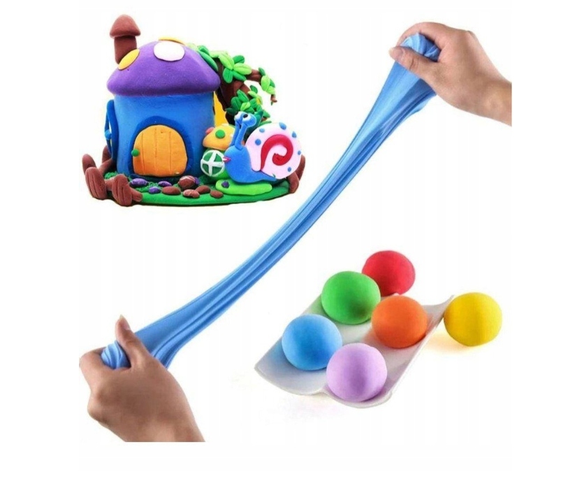 MAGICZNA PLASTELINA PIANKOLINA DLA DZIECI 72 szt Marka bez marki