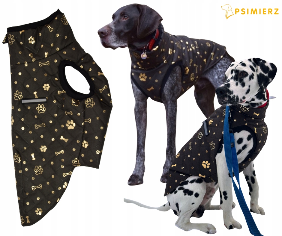 Levně Oblečení pro psa S bunda hnědá zlatá pro podvraťáka vyvýšená pudla