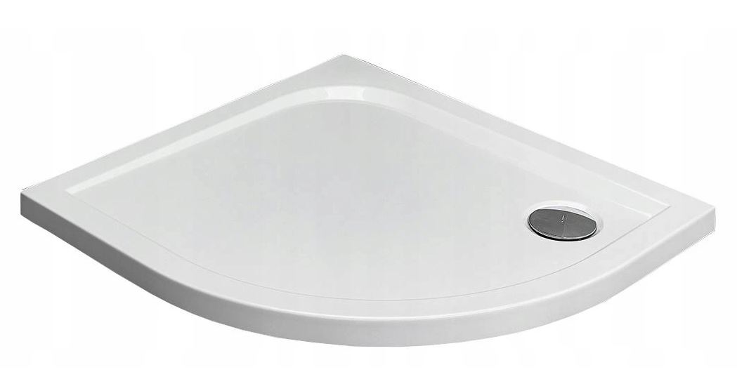 Radaway Delos E 90x80 lewy biały brodzik