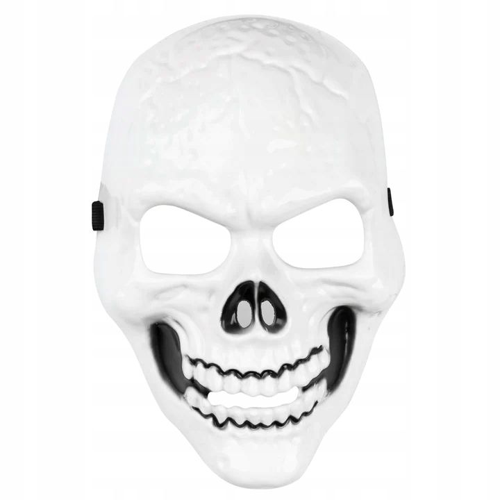 Maska Halloween czarna 22x17cm Waga produktu z opakowaniem jednostkowym 0.2 kg