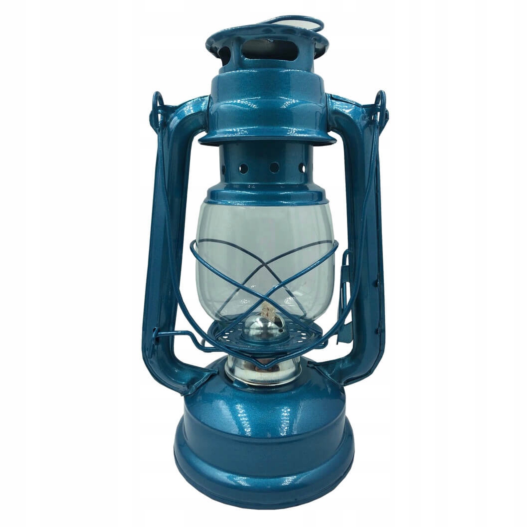 

Lampa Naftowa Ogrodowa Wisząca Niebieska 24cm Knot
