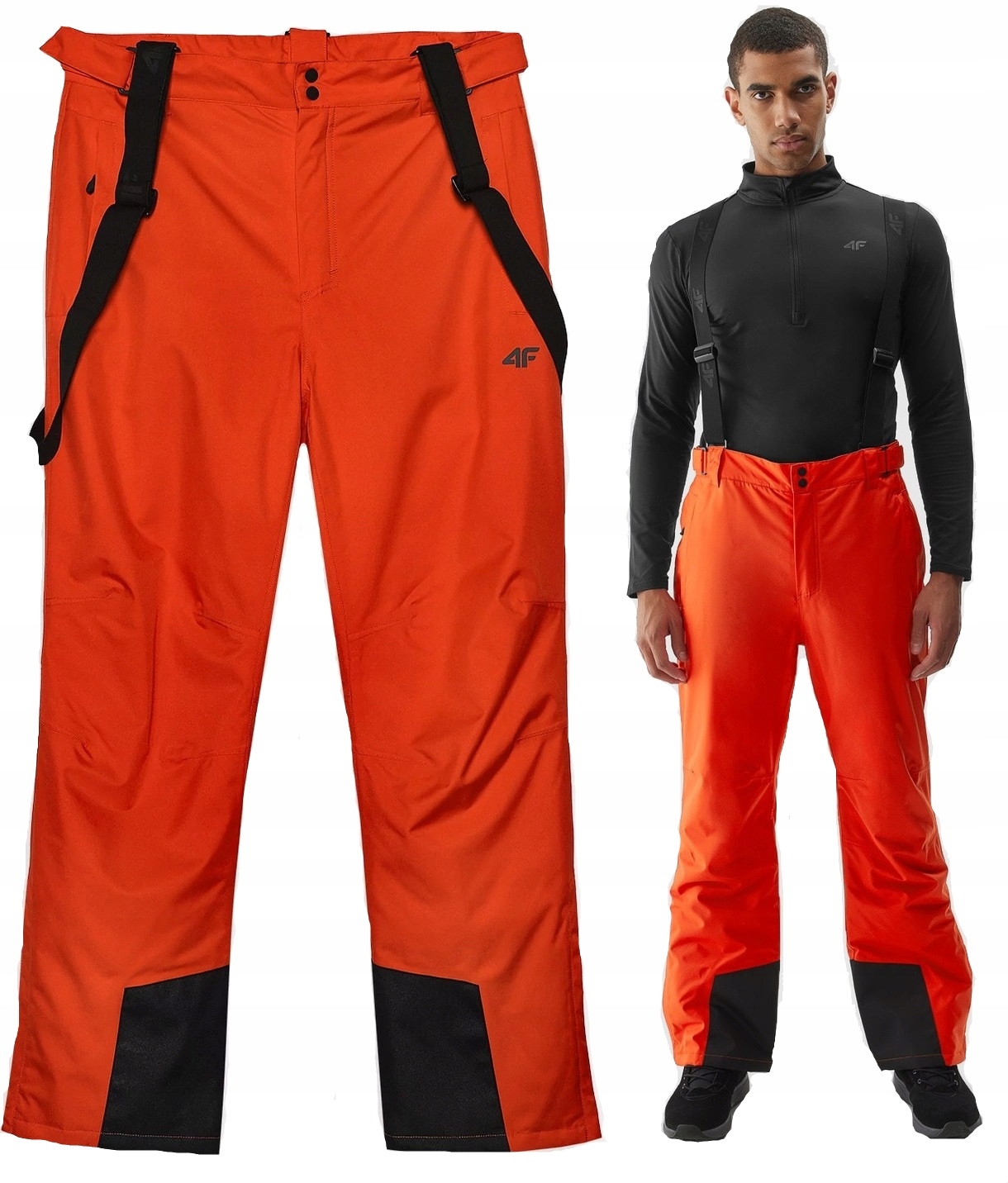 4F Spodnie Narciarskie Męskie Neodry TFTRM361 Czerwone M