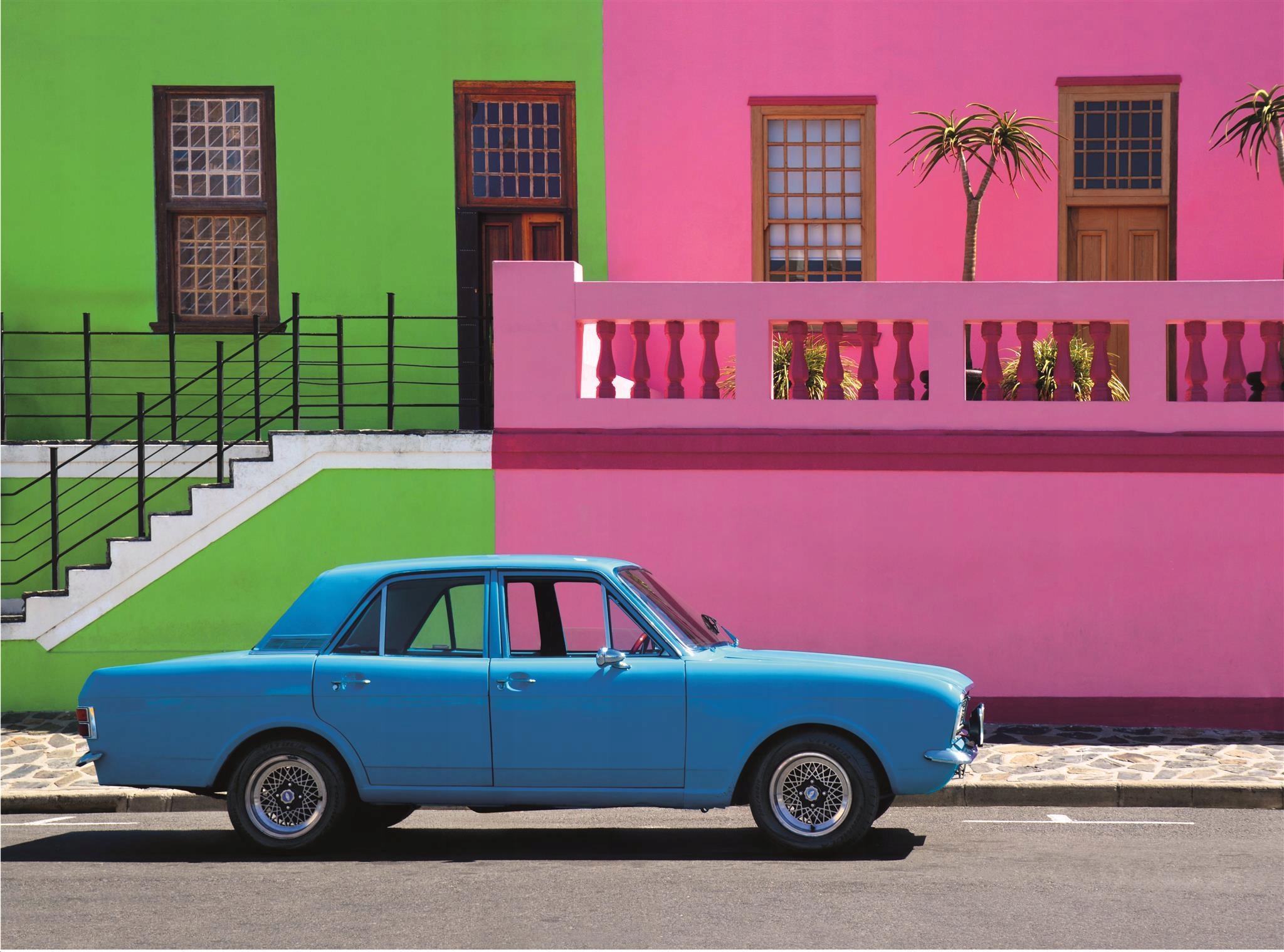 Puzzle 500el. The Blue Car K-35076 Kod producenta --