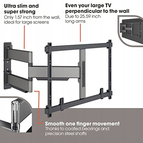 VOGEL'S Elite TVM 5645 TV Mount 40-77" 45kg VESA 600x400 — miniatura 2