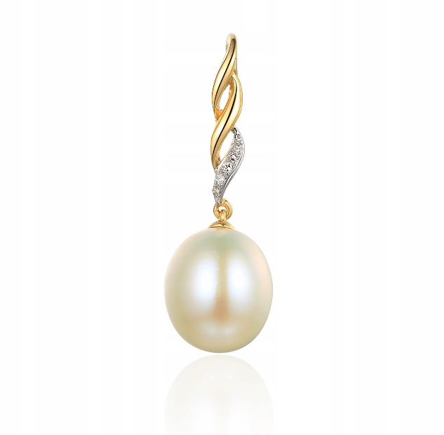 

Elegancka Zawieszka Perła Diamenty 585 Prezent