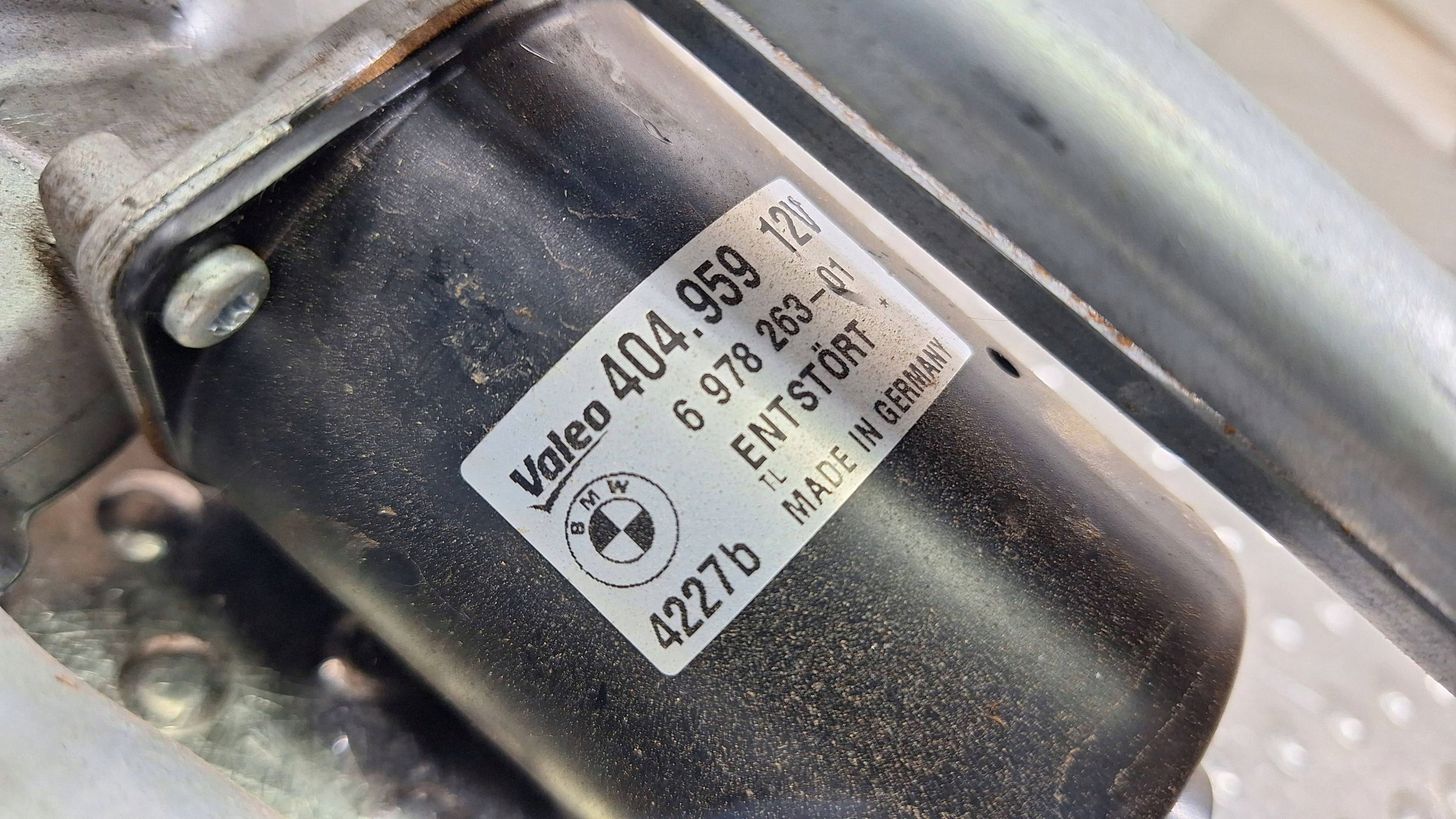 Gestänge Motor Wischer vorne 6978263 BMW 3 E90 E91 E92 E93 EUROPA