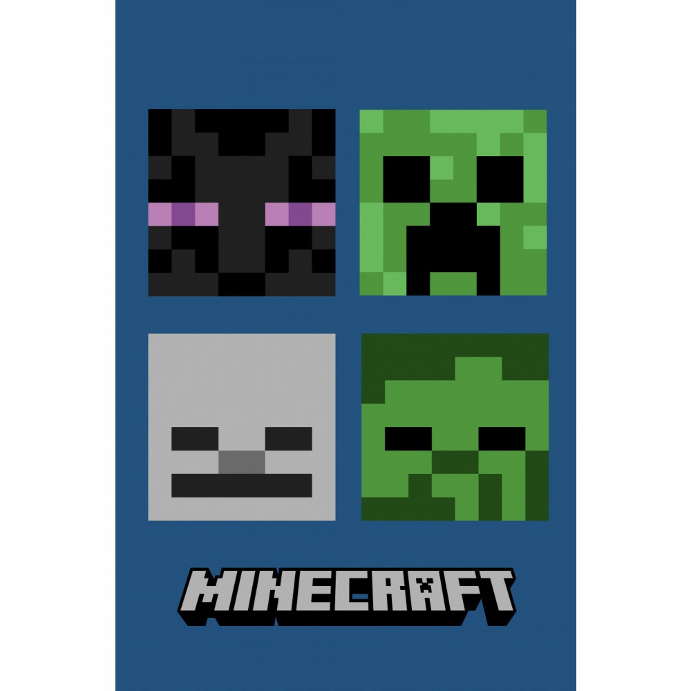 

Koc Kocyk Polarowy Pled Minecraft 100x150 cm