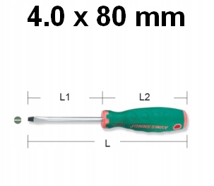 

Wkrętak płaski 4.0 x 80mm D71S480 Jonnesway