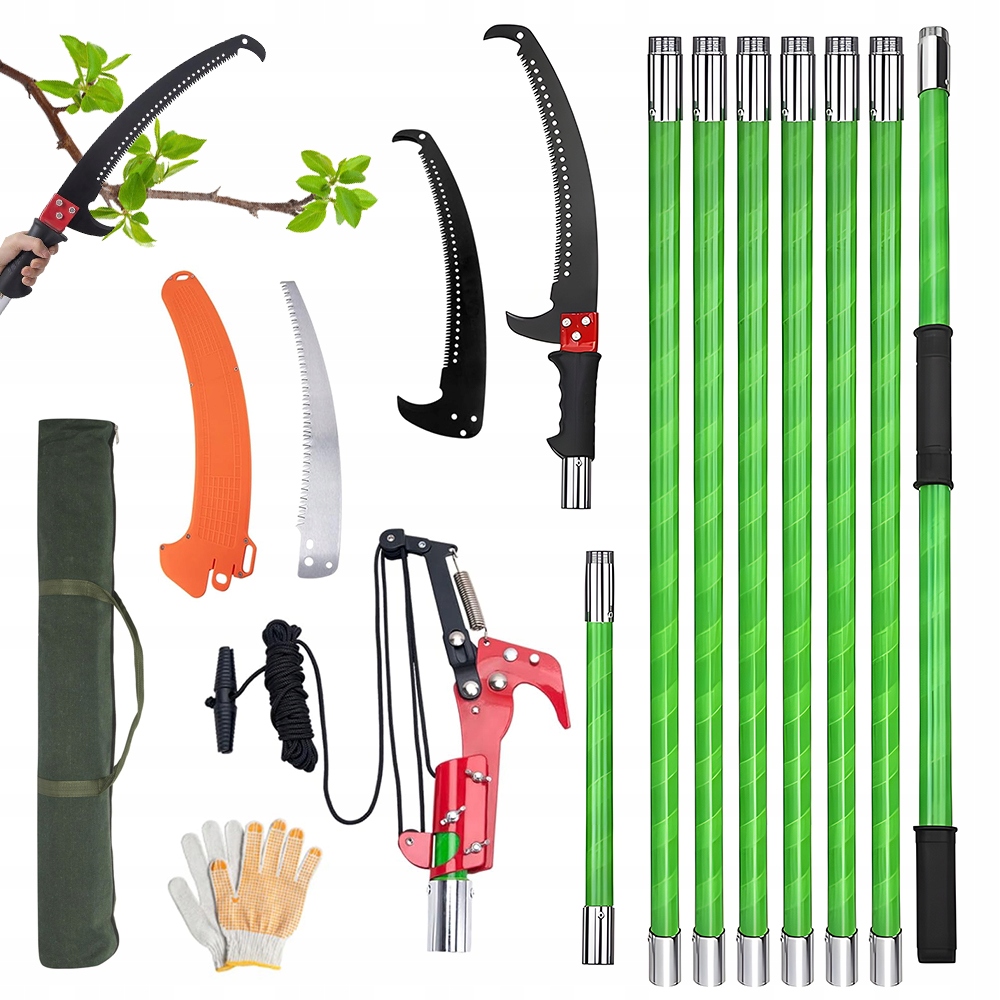 Piła Do Cięcia Gałęzi Z Piłką O Drzew Wysuwana Ręczna Teleskopowa 8M