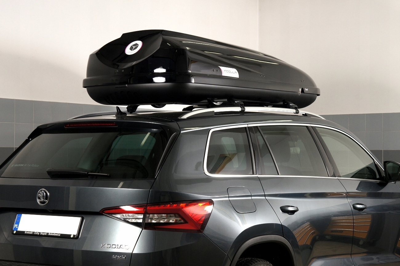 Bagaznik box na dach MODULA Travel 235x90x48 650L Color black