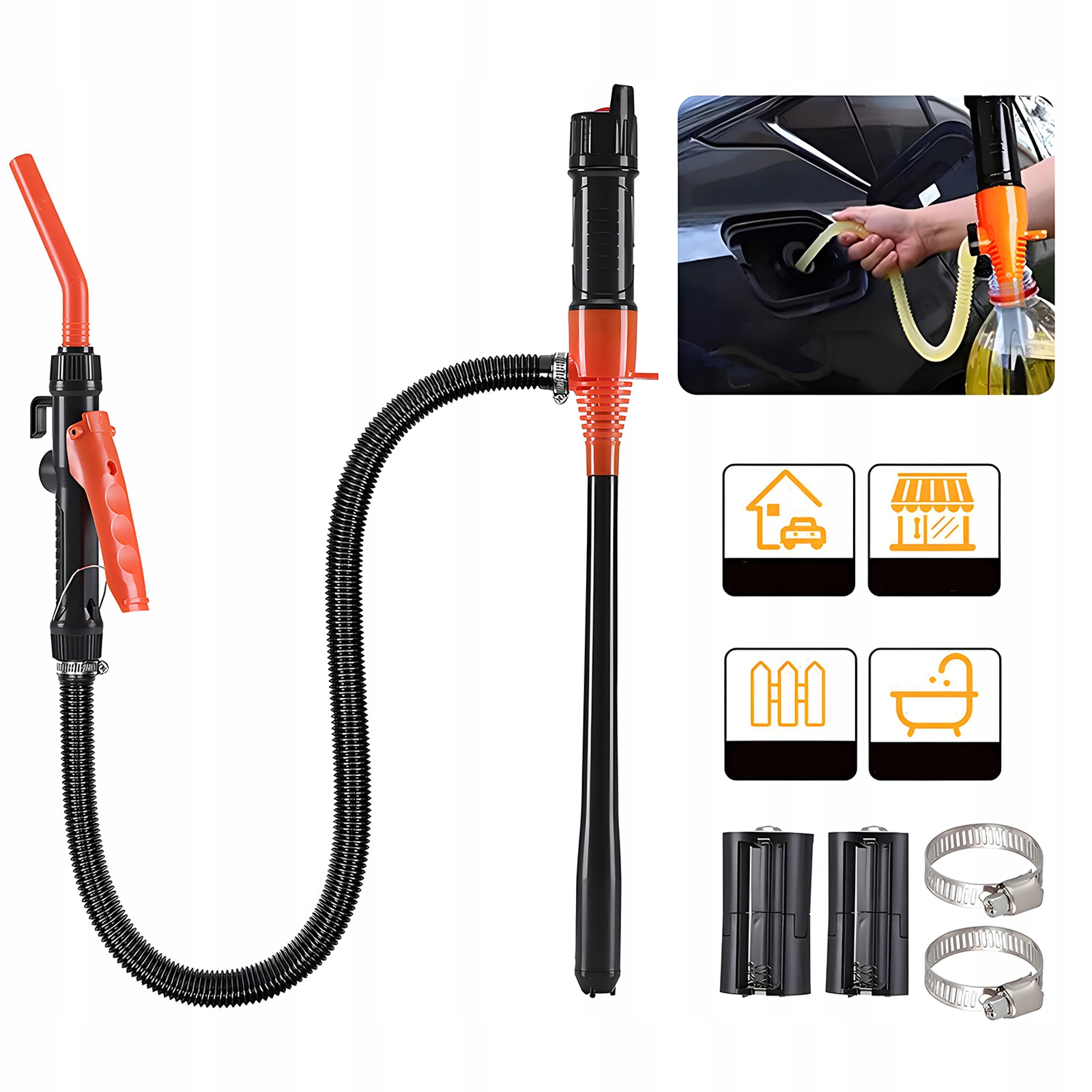 Čerpadlo Na Baterii Elektrická Pumpa Pro Vypouštění Paliva Z Ropy Vody