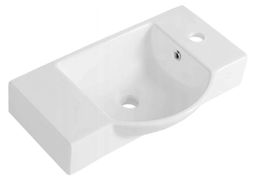 Sapho Litos keramické umývadlo 55x32 cm pravé 4077 Montážny set darček!