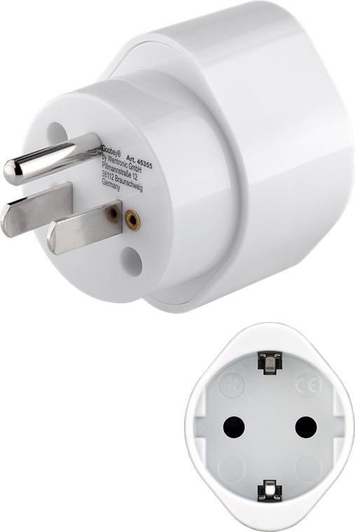 

Adapter sieciowy US/Japonia, biały
