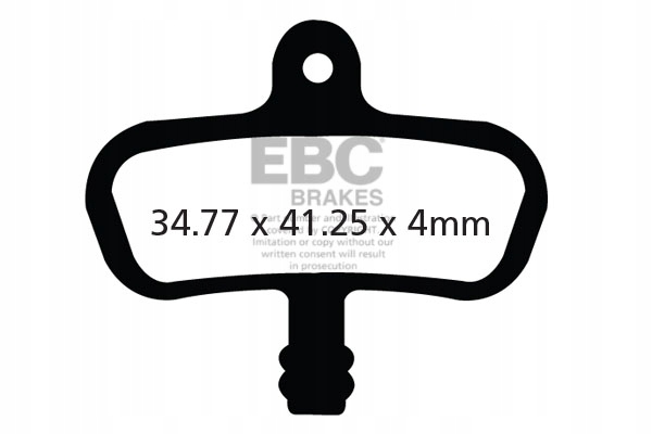 Klocki rowerowe Ebc (spiekane) Avid Code CFA440HH