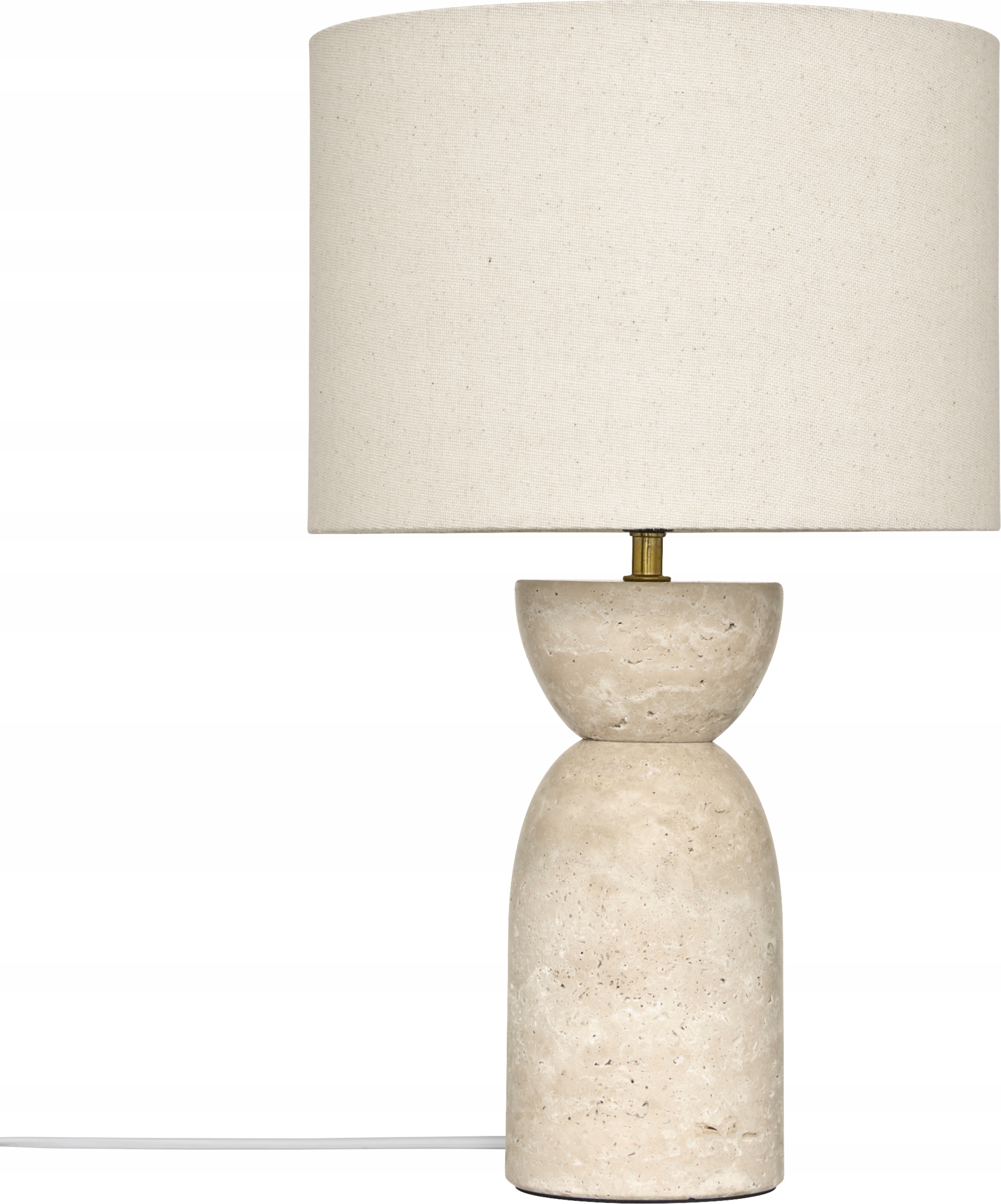 Stojacia Lampa Z Travertínu Ø 28 CM Výška 47,5 CM E14