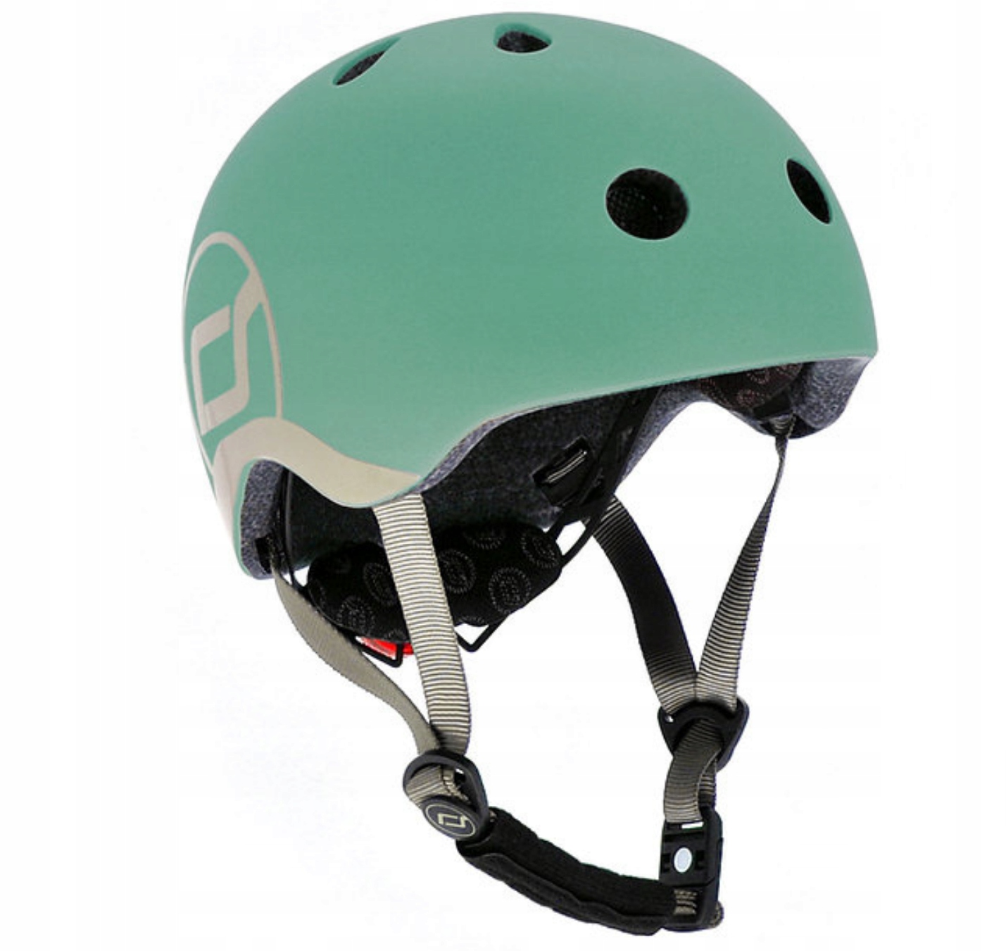 Scoot and Ride Kask Xxs-s dla dzieci 1-5 lat Lampka Led regulacja Forest