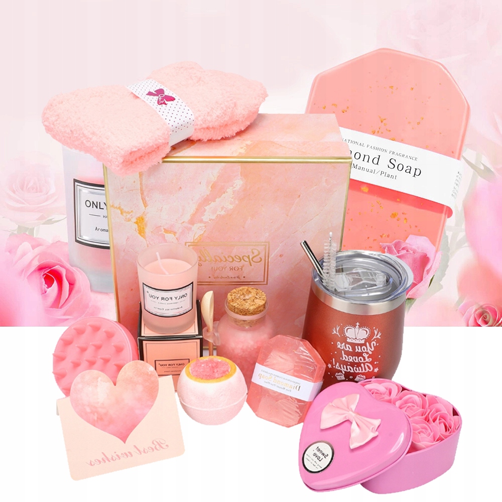 Levně Dárková Sada Dárek pro ženu k narozeninám, domácí lázeňská péče
