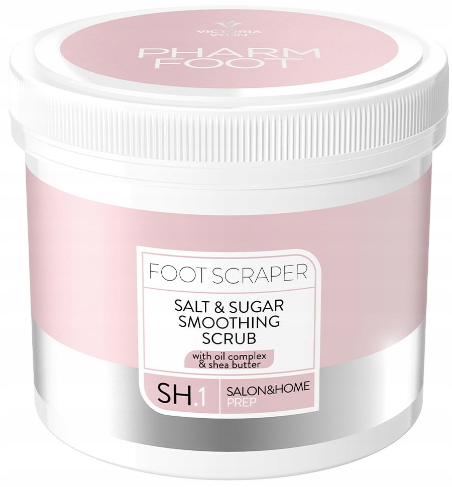 Foot Scraper Vyhlazující solně-cukrový peeling na nohy Bambucké máslo 800 g