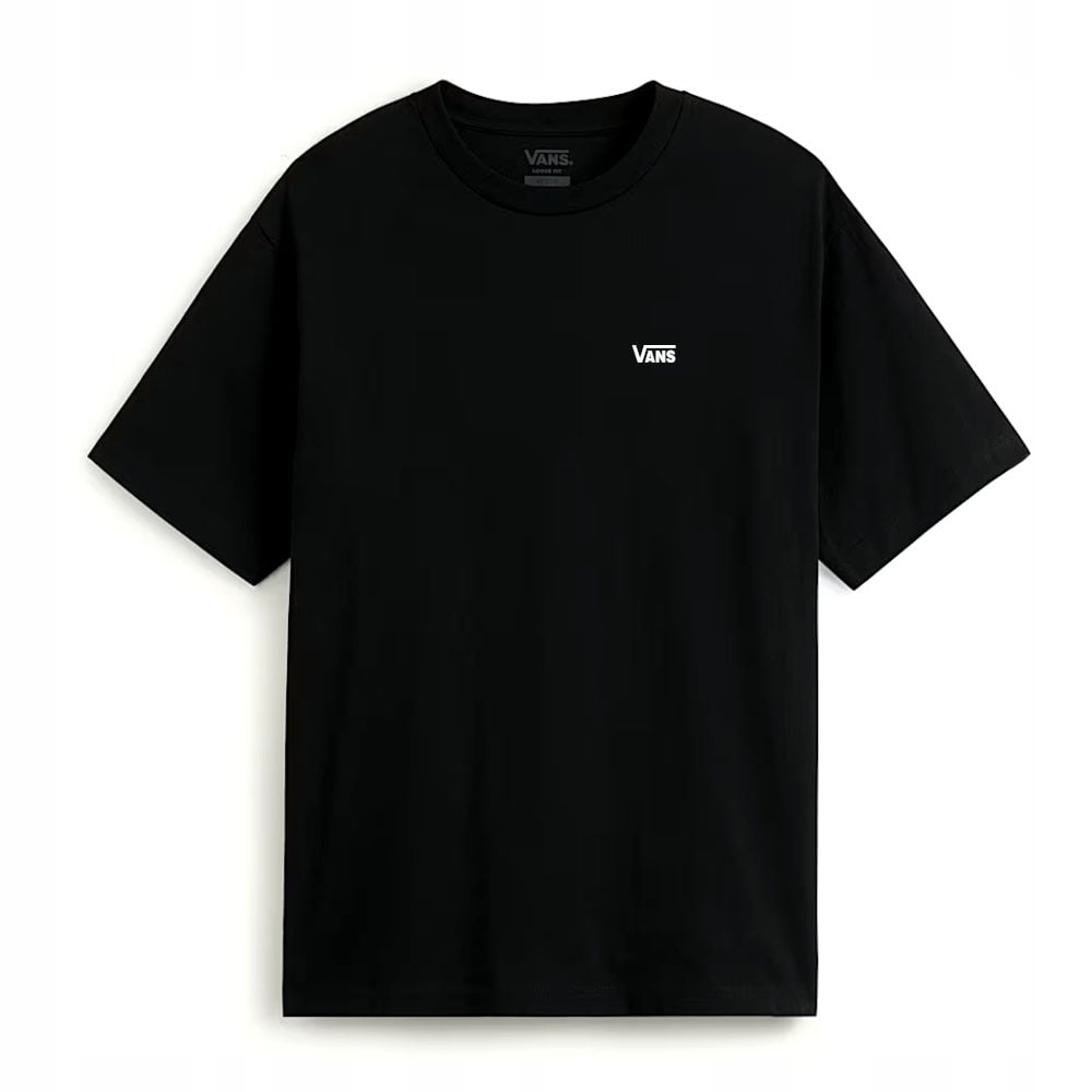 Koszulka sportowa T-shirt Vans Left Chest Męska Czarna VN000R9XBLK M
