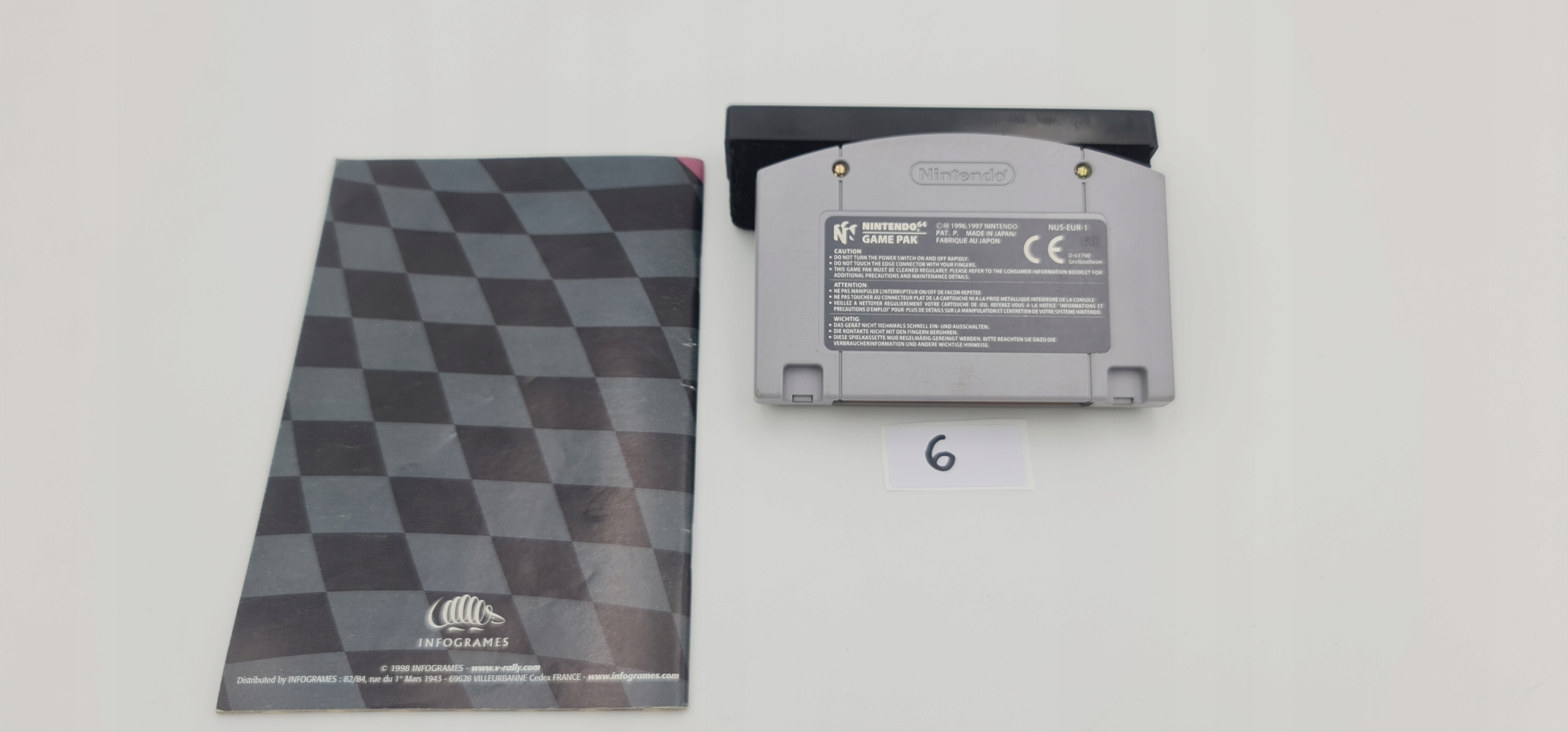 NINTENDO 64 V-RALLY EDITION 99 Platforma Nintendo 64