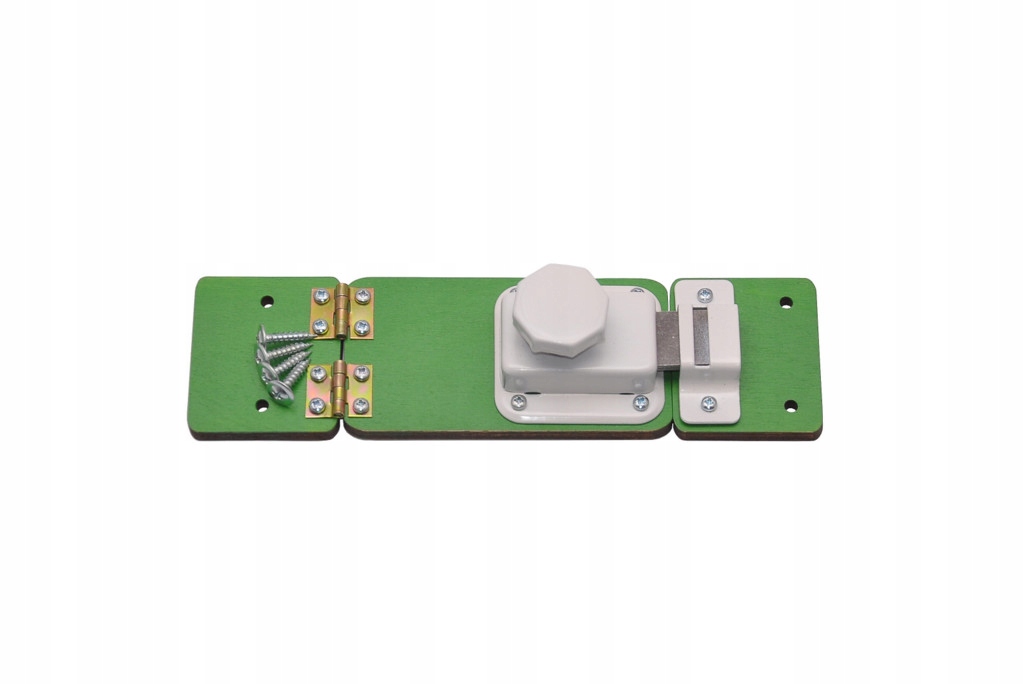 

Zielone Drzwi Z Zasuwką Do Tablicy Manipulacyjnej