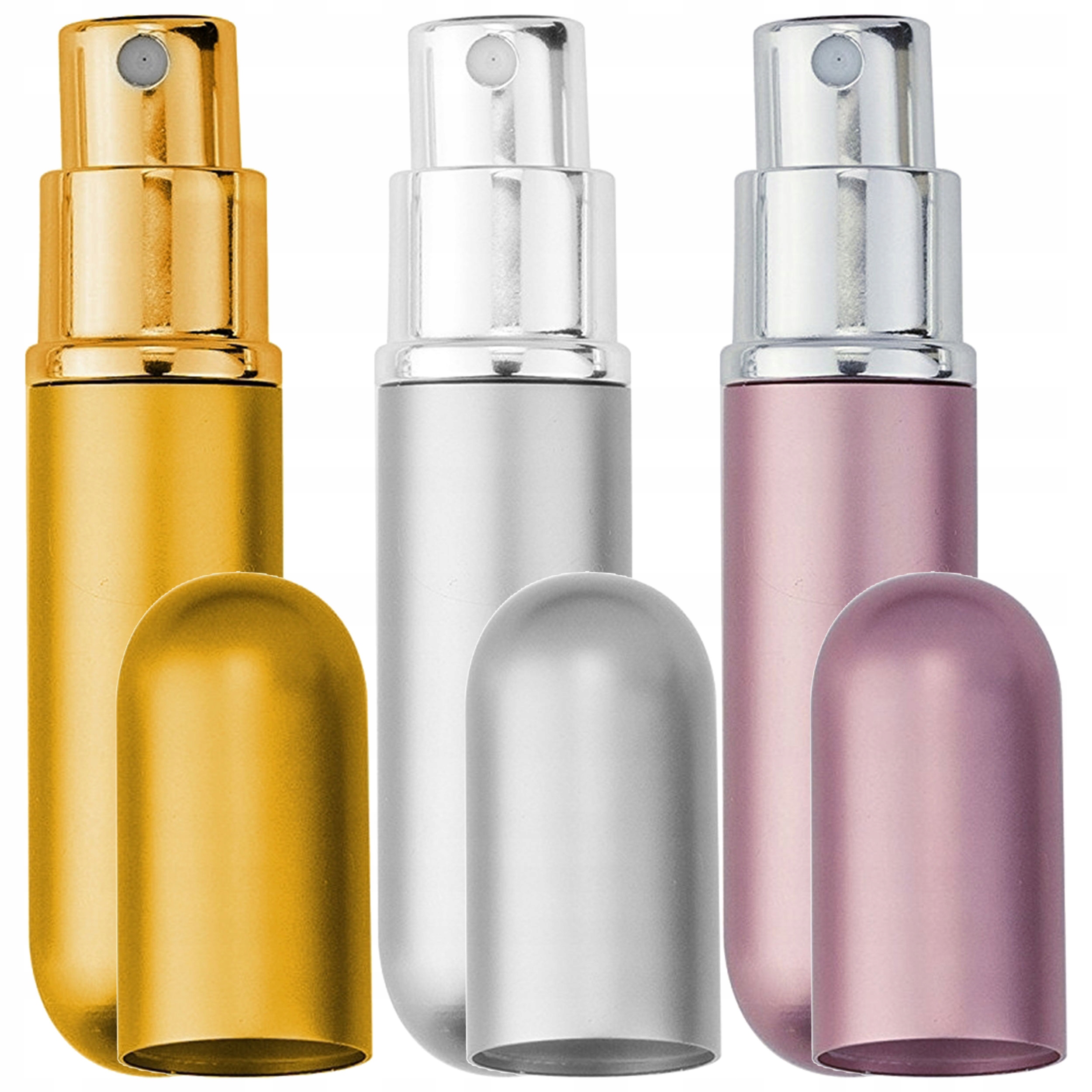 ATOMIZER PODRÓŻNY DO PERFUM FIOLKA 6 ml 3 SZTUKI BUTELKA NA PERFUMY