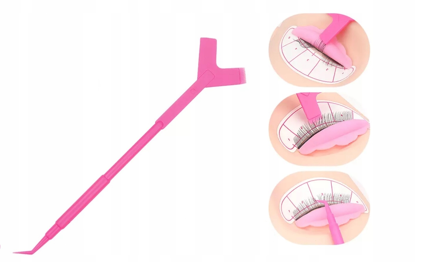 Grzebyk sonda z aplikatorem do liftingu laminacji rzęs 10 sztuk Prima Derma Marka Prima Derma